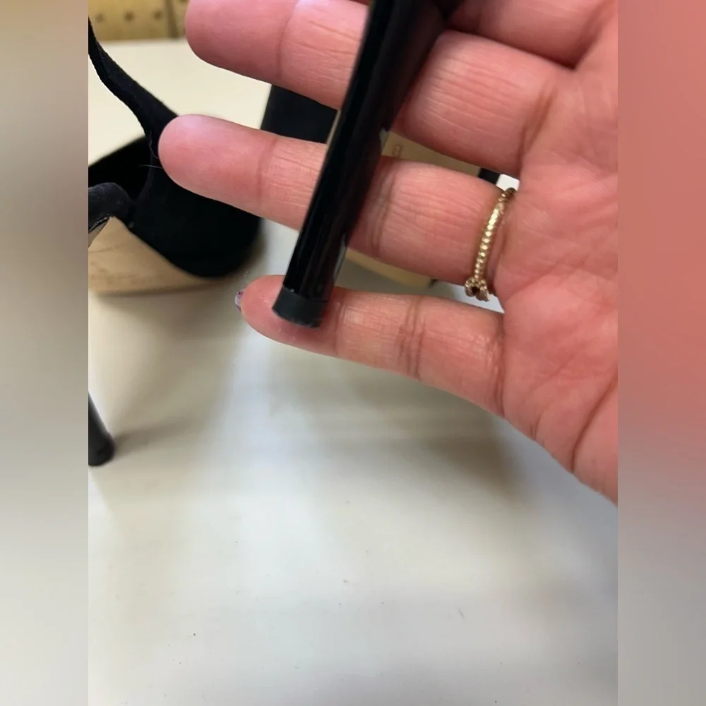 Kate Spade Black Heels with Ankle Strap